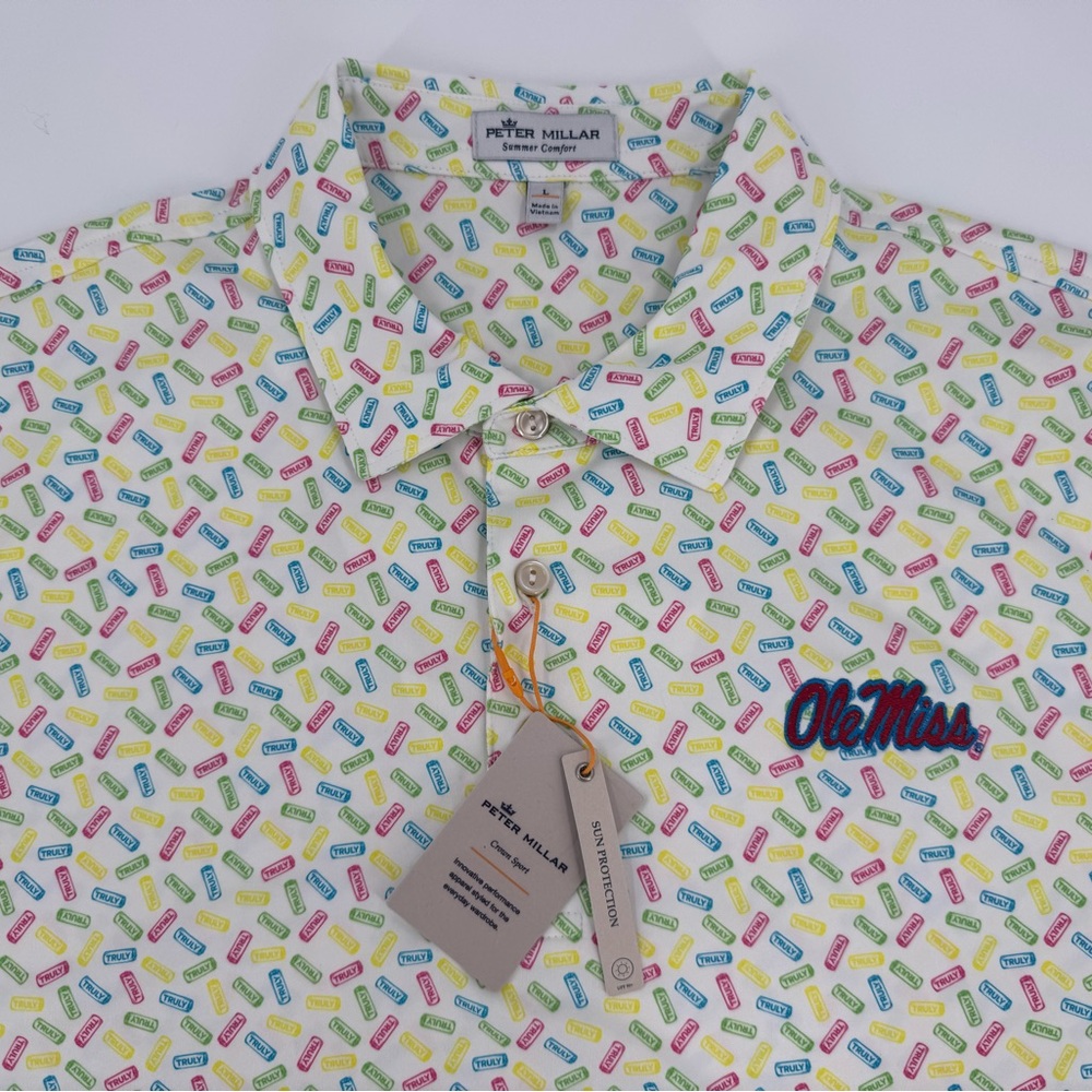Ole Miss "Truly" Peter Millar Performance Polo! Large - NWT